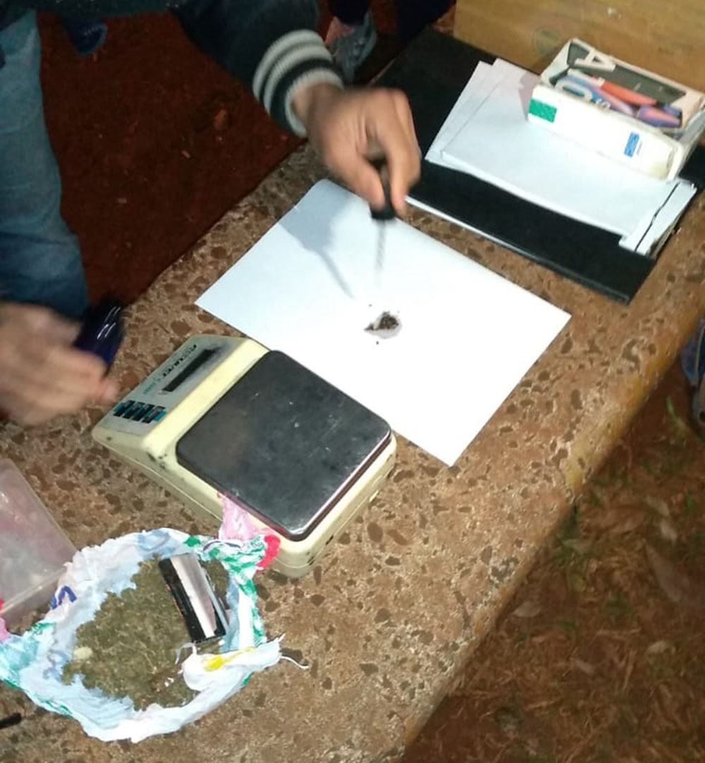 Aprehenden a cuatro jóvenes por tenencia de marihuana 