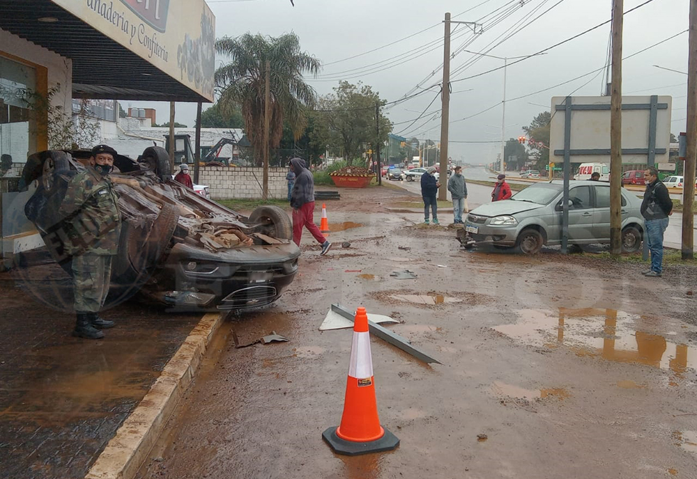 Siniestro vial dejó un hombre herido en Posadas