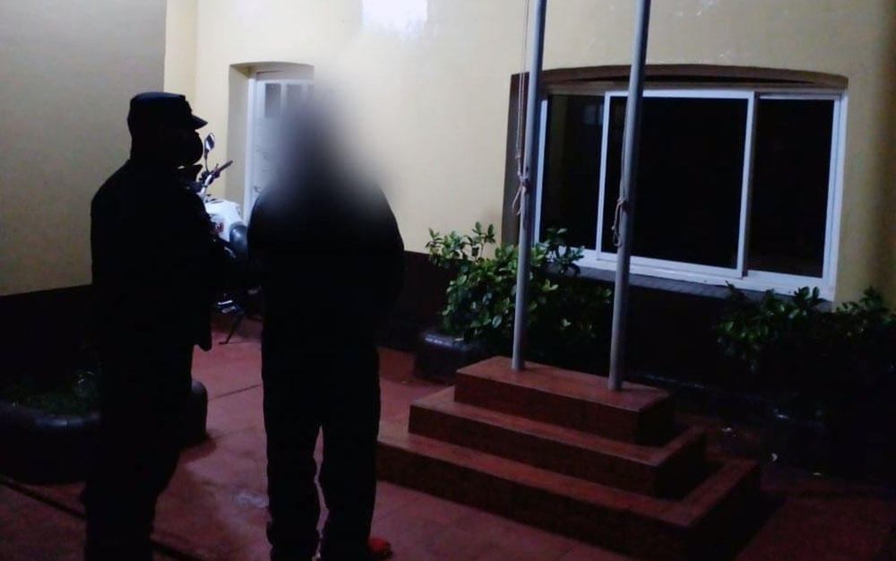 Un hombre fue detenido por amenazar a su concubina en Guaraní