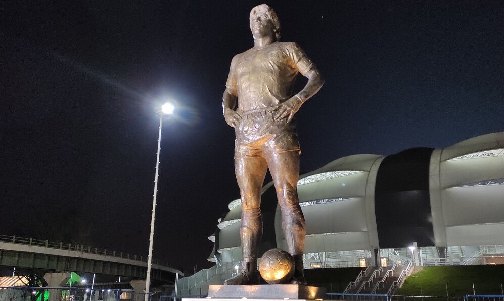 La selección argentina homenajeó a Maradona en Santiago del Estero