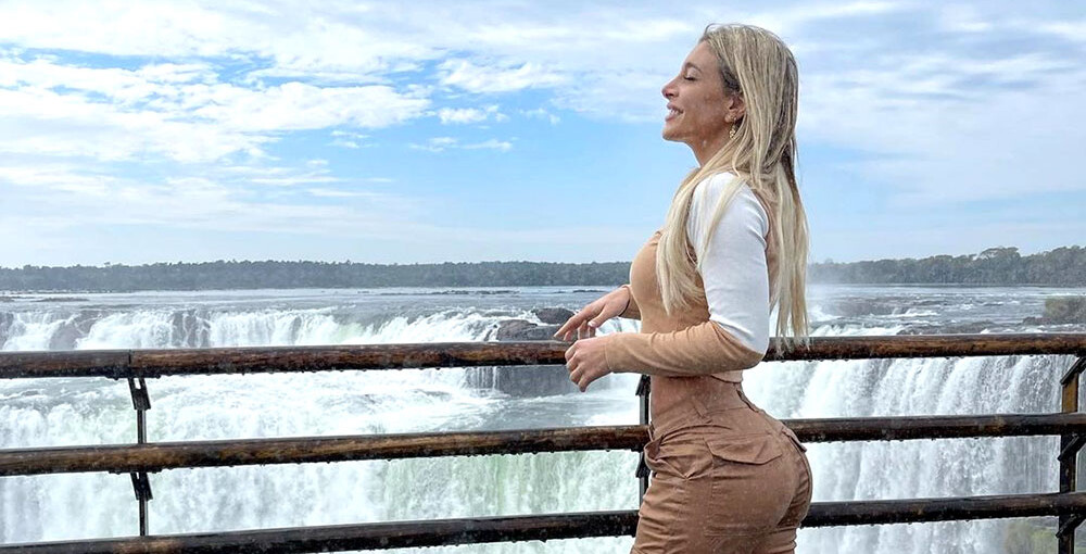 Sol Pérez descansa en la Ciudad de las Cataratas