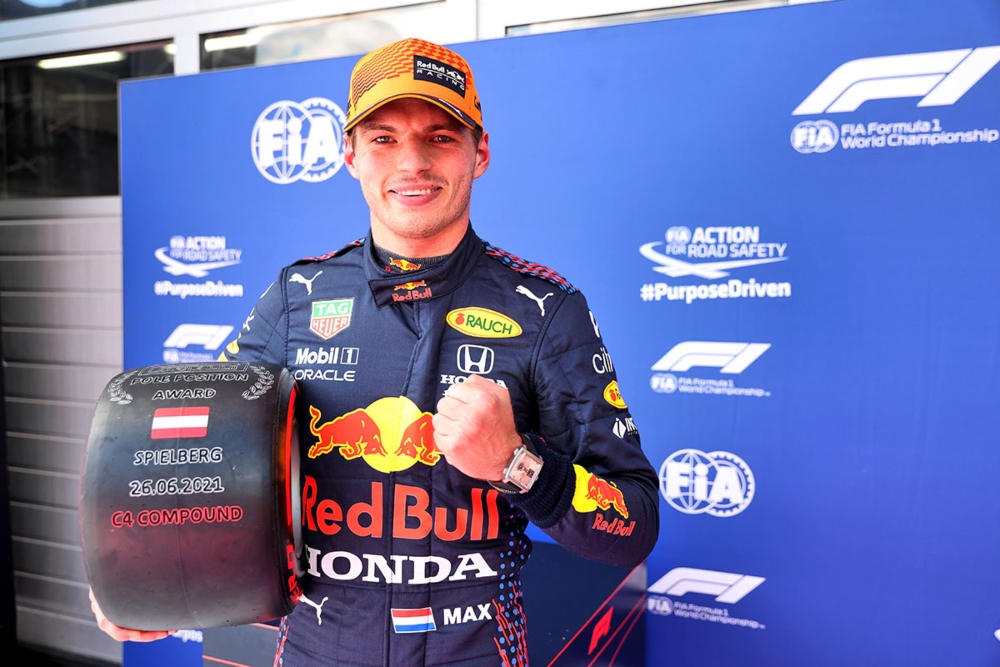 Verstappen partirá primero en el Gran Premio de Estiria
