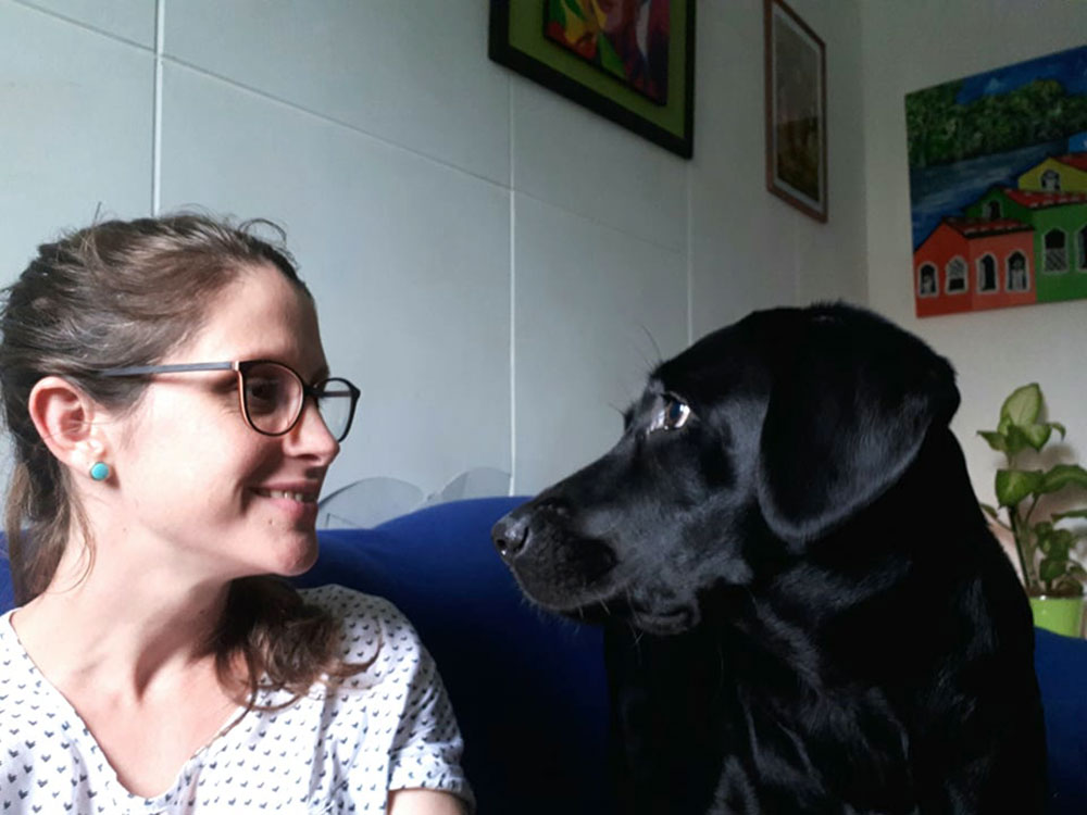 Gala: muy  parecida a su dueña Daiana