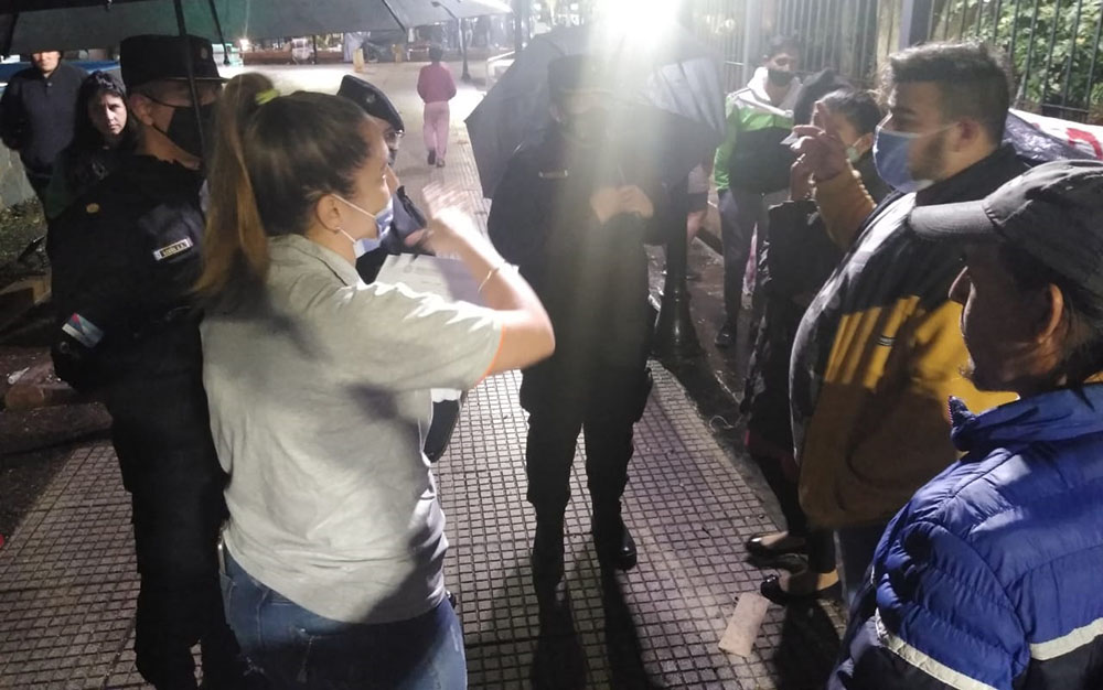 Tareferos fueron refugiados durante el temporal