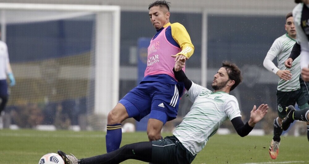 Con el misionero Esteban Rolón, Boca le ganó un amistoso a Sarmiento