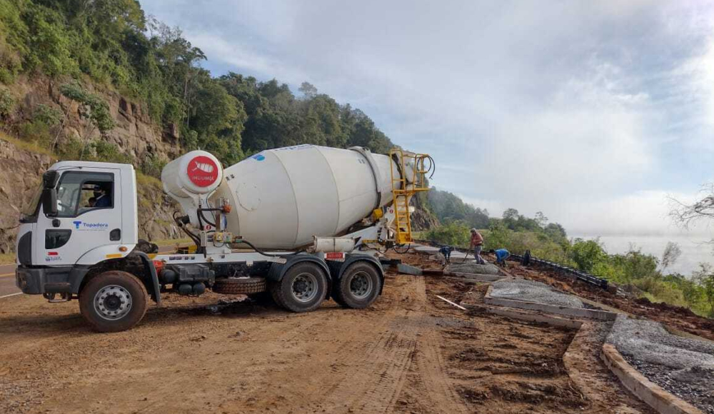 Avanza a buen ritmo la obra del mirador en la localidad de Panambí