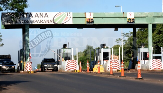 Nuevos valores en los peajes de Santa Ana y Colonia Victoria