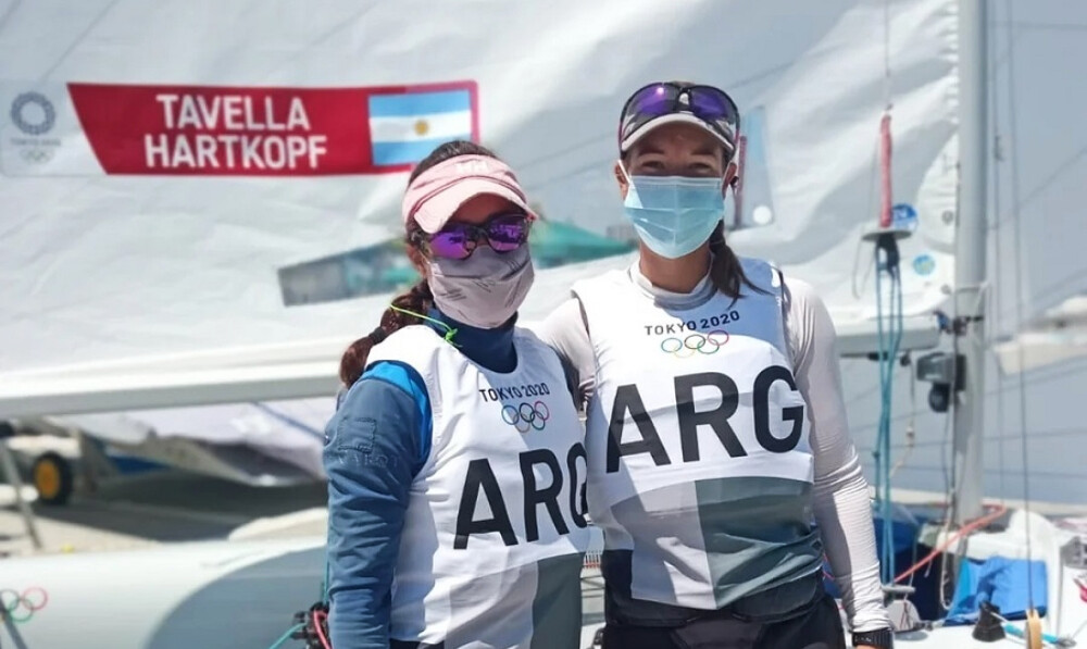 Juegos Olímpicos: Hartkopf y Tavella cayeron al puesto 20 de la clasificación general