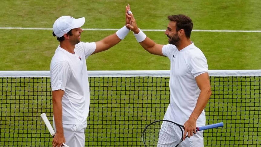 Horacio Zeballos, primer finalista de dobles en Wimbledon en 30 años