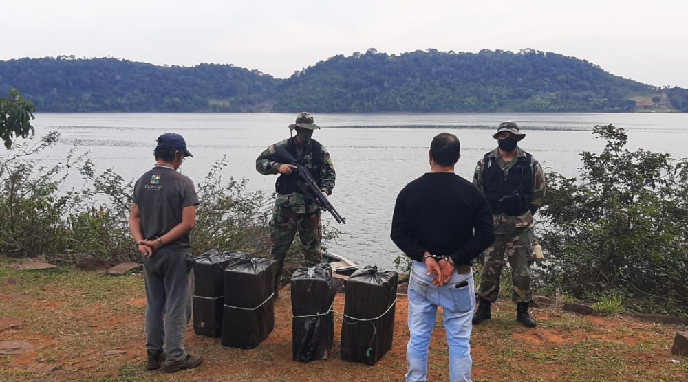 Frontera: secuestran contrabando millonario de cigarrillos y celulares