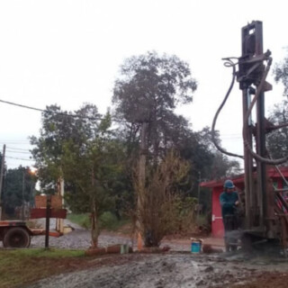 Iguazú - Instalan un nuevo pozo perforado