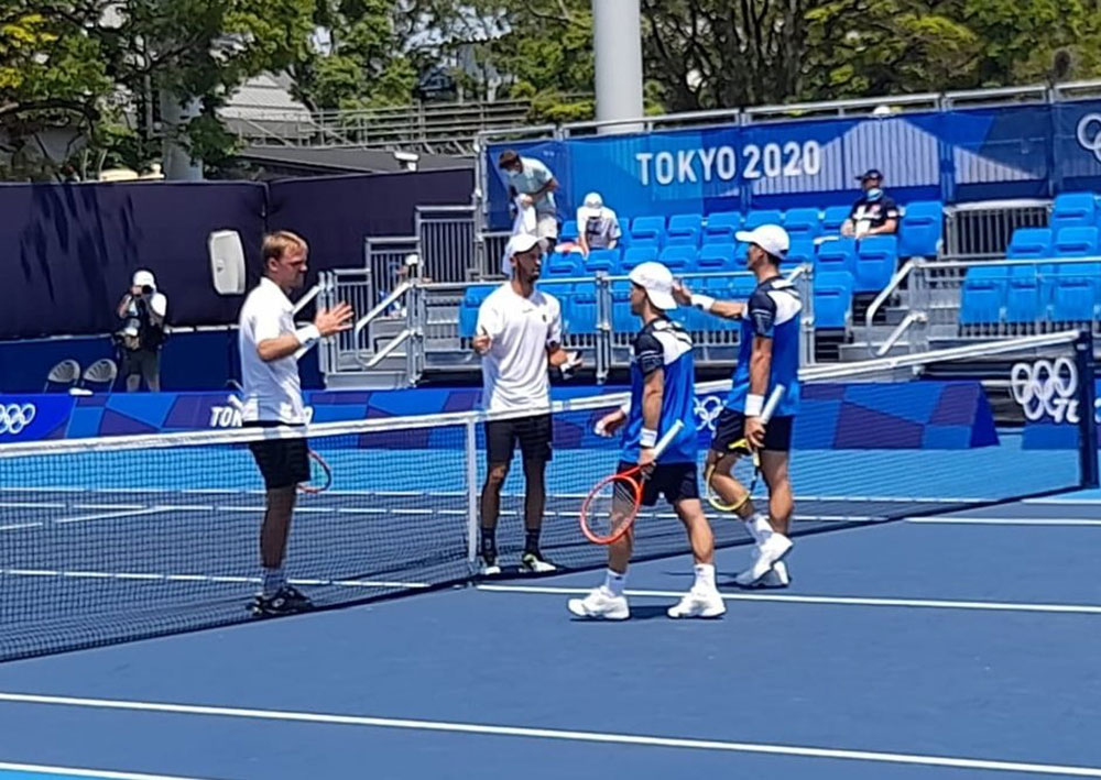 Schwartzman y Bagnis quedaron eliminados en el dobles masculino