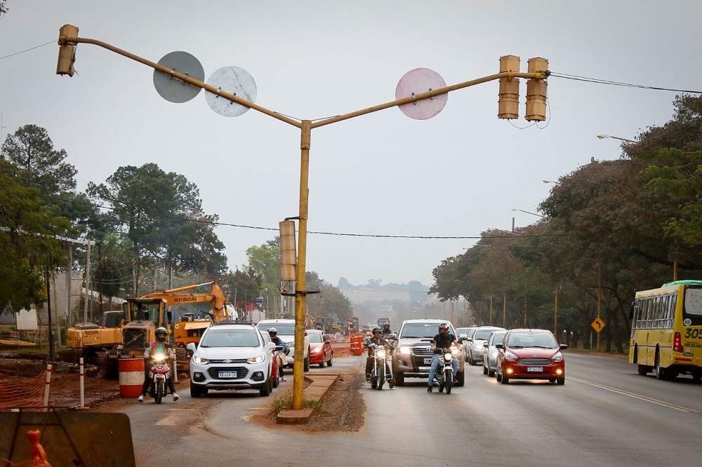 Travesía Urbana de Posadas: inhabilitan la dársena de giro hacia la avenida 115