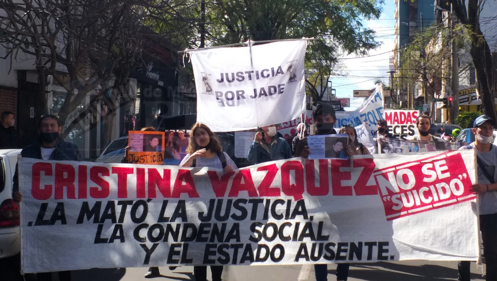 A un año de la muerte de Cristina Vázquez, marcharon contra la violencia institucional