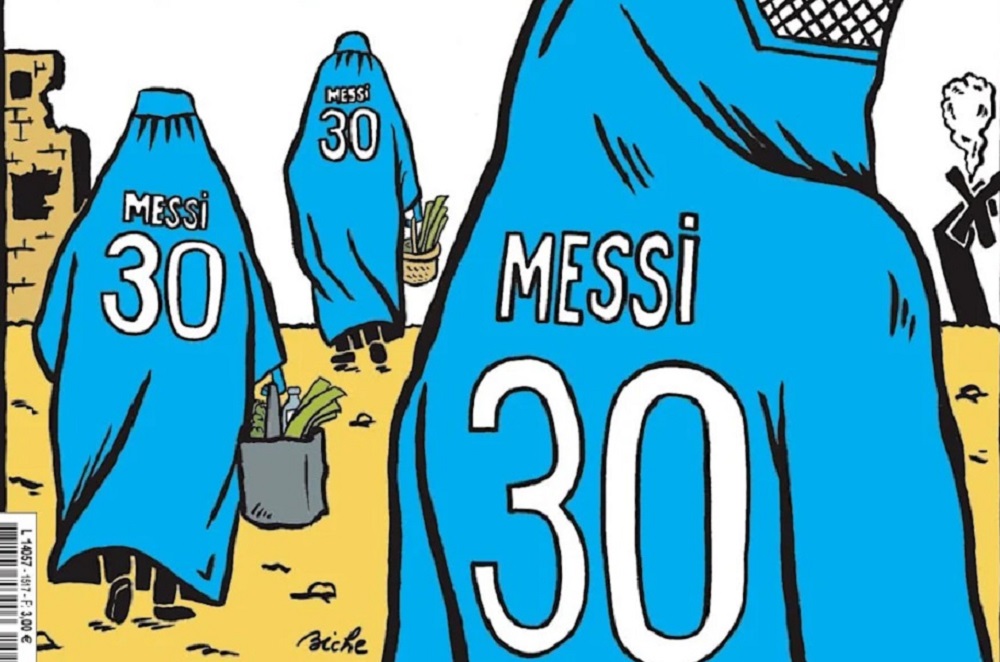 La polémica revista que conecta a Messi con los talibanes