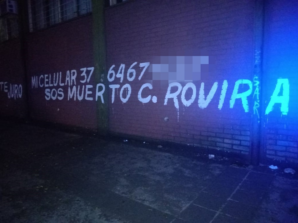 Un detenido por amenazar de muerte al exgobernador Carlos Rovira