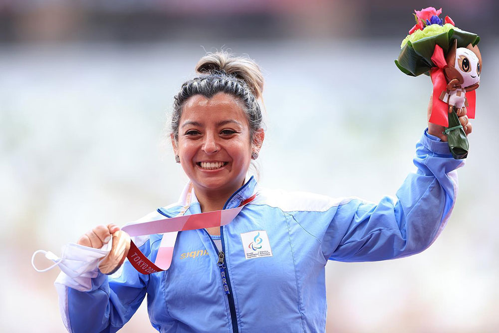 La entrerriana Ruiz Díaz, la primera medalla argentina en Paralímpicos de Tokio