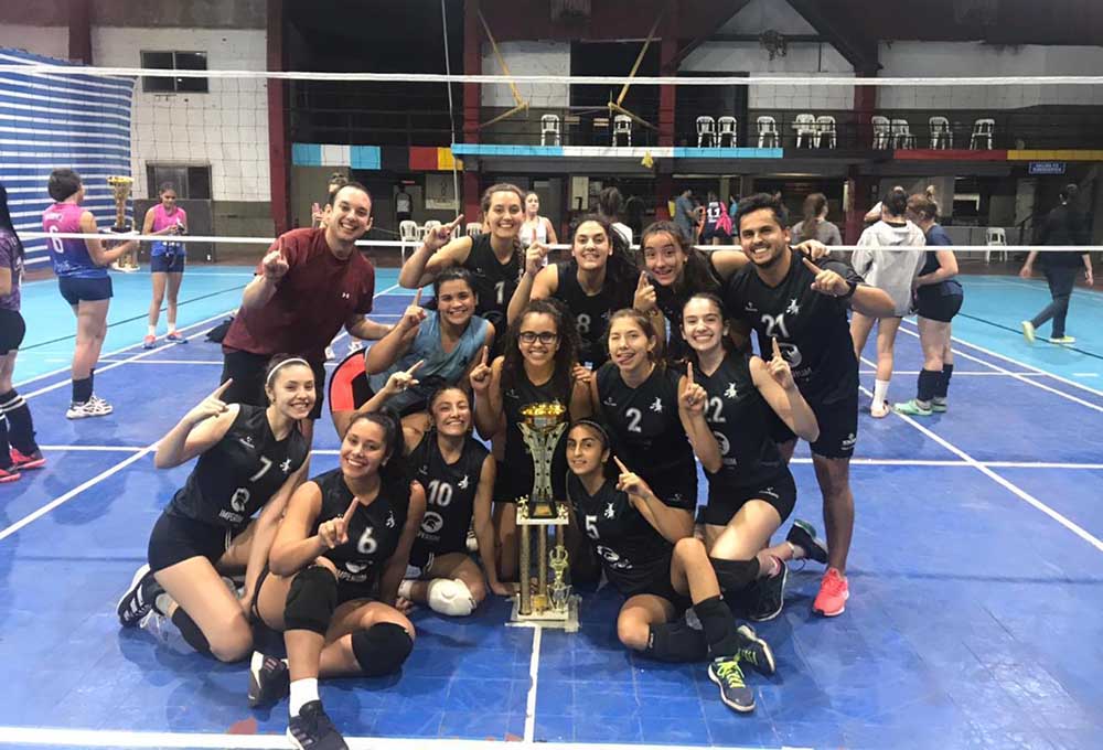 Brujas voley campeonas en Alem