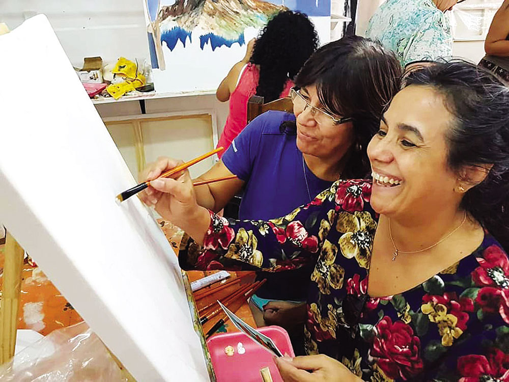 La pintura, un hobby para reflejar los sentimientos