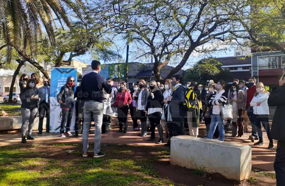 Empleados judiciales de la Nación realizan un paro 