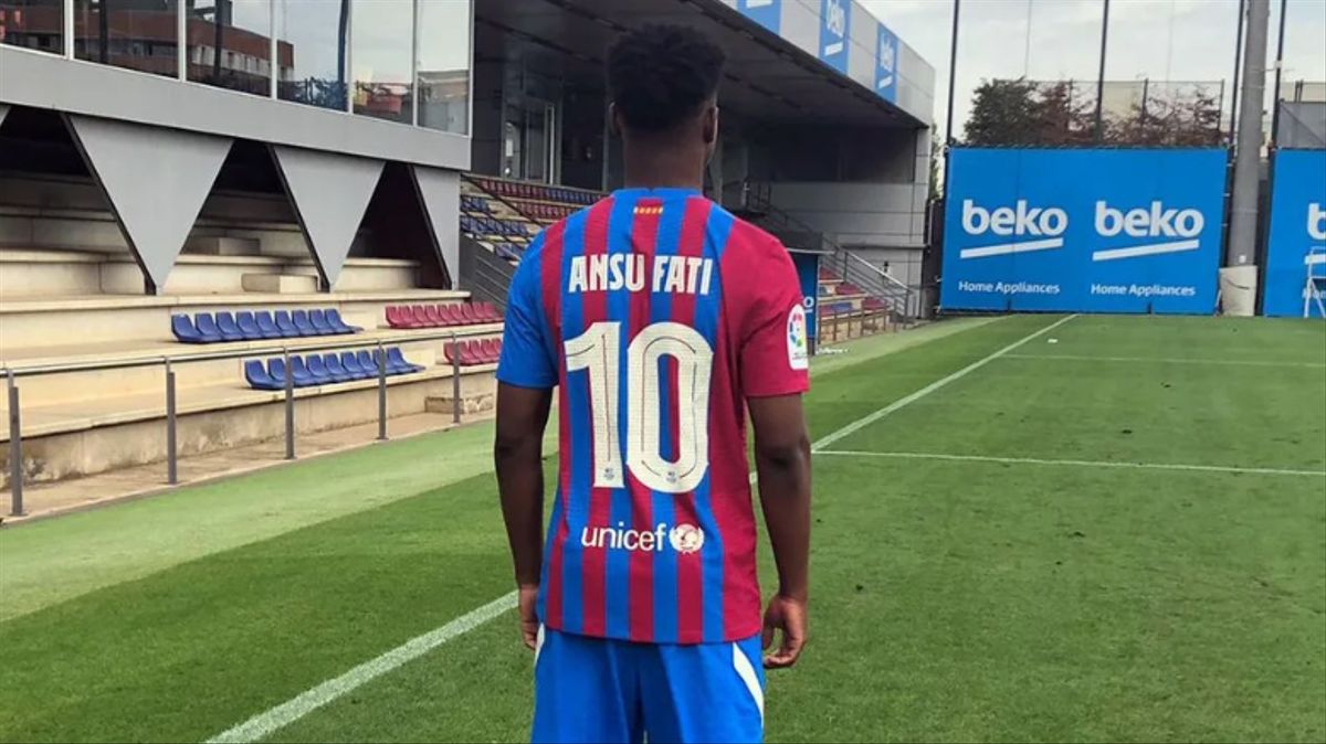 ¿El heredero de Messi? Ansu Fati utilizará la camiseta “10” en Barcelona