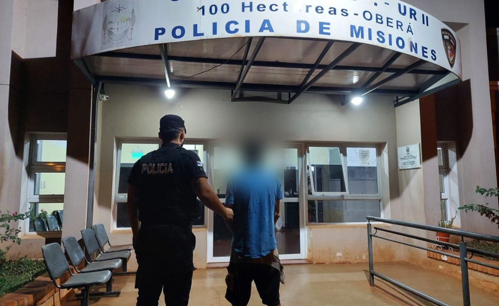 Cayó en Oberá un joven buscado por agredir a un vecino