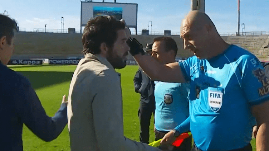 Pitana y un cruce “picante” con Gago tras la derrota de Aldosivi