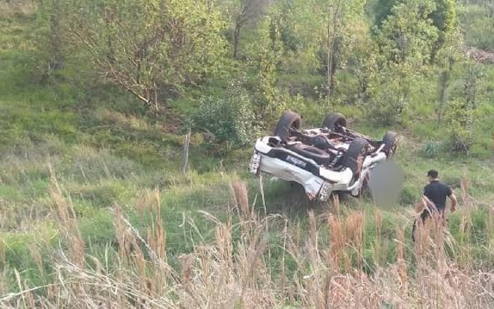 Vuelco y muerte en Salto Encantado