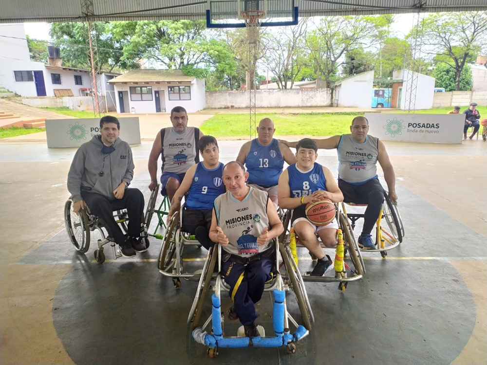 Circuito 3x3 de básquet adaptado