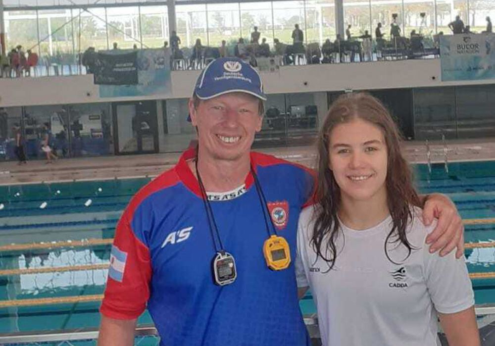 Maka Aguirre y Gustavo Breitenbruch