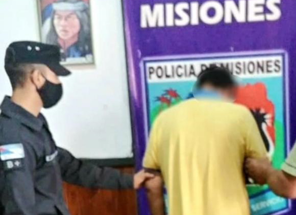 Detuvieron a un hombre que atacó a su madre con un palo