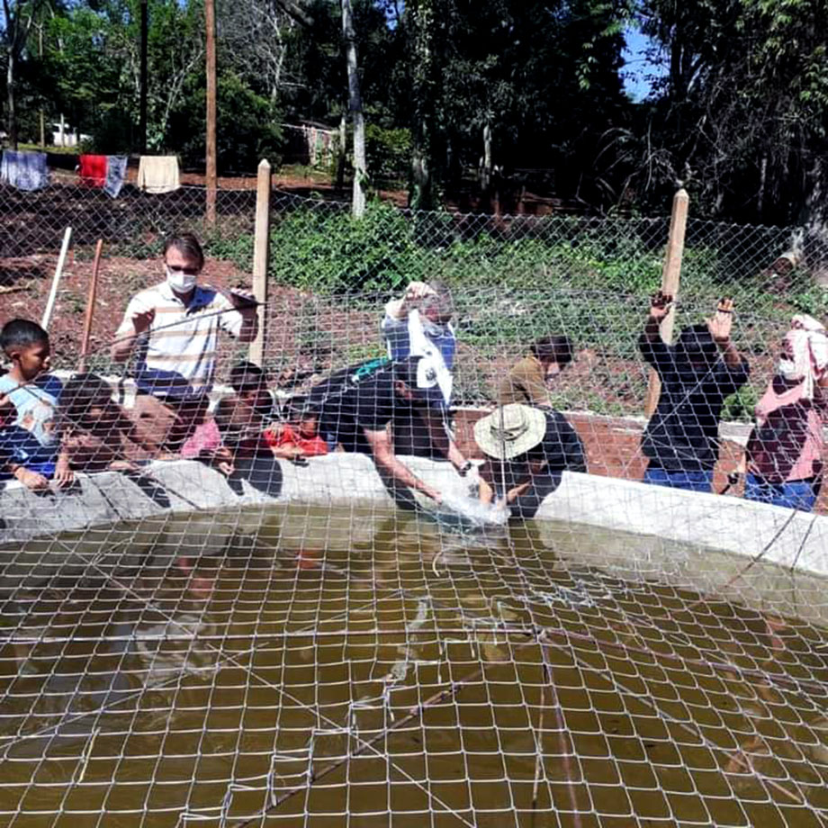 La aldea Yvirá Poty cuenta con el modelo de producción “sisteminha”