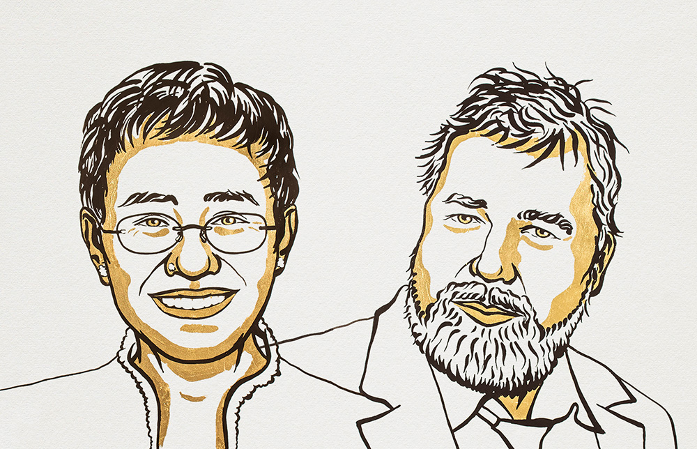 Maria Ressa y Dmitri Muratov - Premio Nobel de la Paz