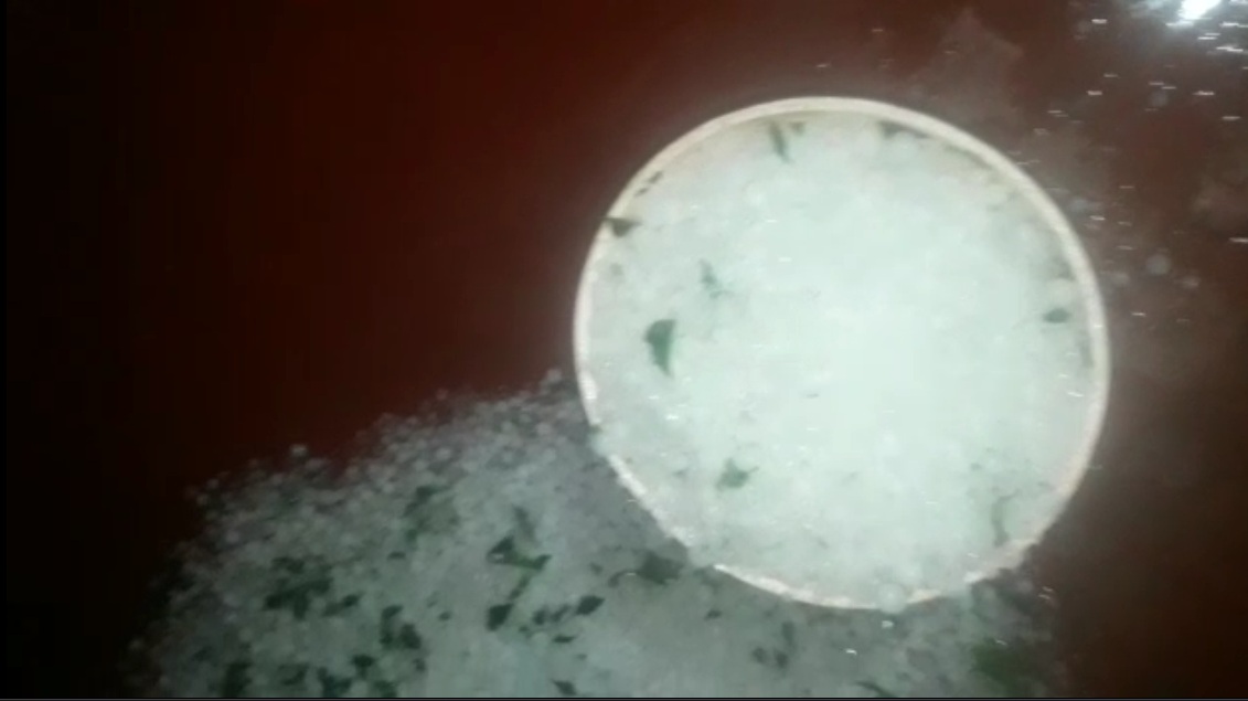 Granizada intensa causó destrozos en varias localidades