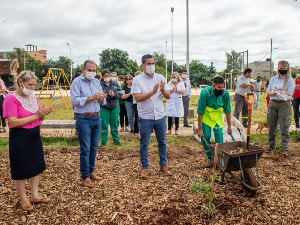 Inauguraron una plaza “muy especial” en el barrio San Gerardo