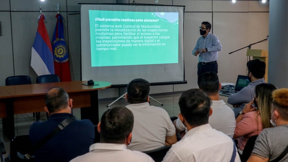 Municipales fueron capacitados para la app “Control Nocturno”