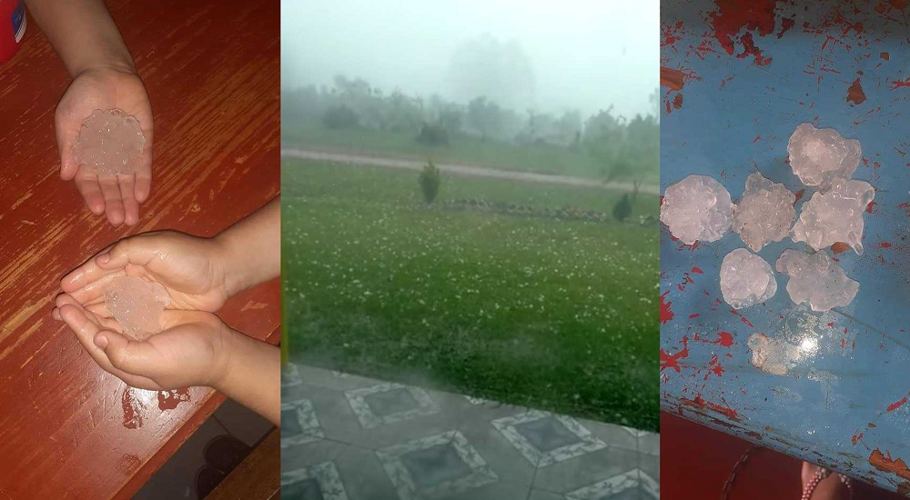 Reportan fuerte granizada en la Zona Centro de Misiones