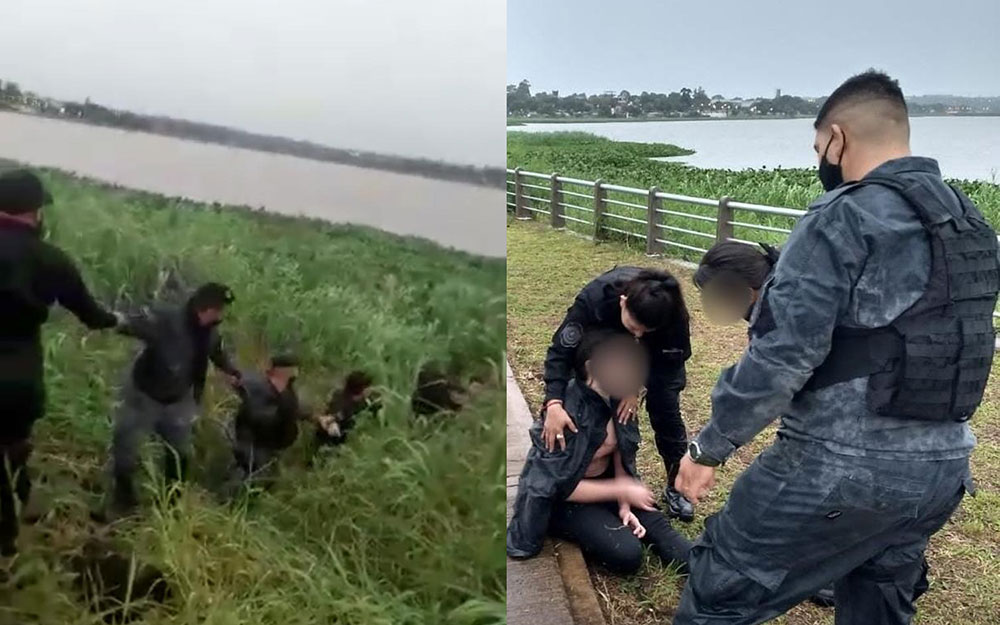 Rescataron a una mujer que se arrojó a las aguas del arroyo Zaimán
