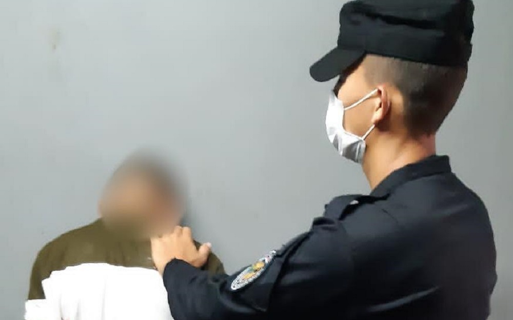 Intentó robar una motocicleta en el lugar menos indicado