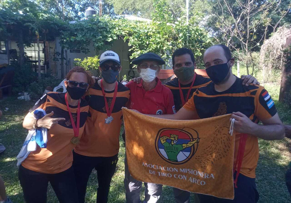 Aurelio Remonda, Federico Rodríguez, Nicolás Brodzicz y Lorena Florentín