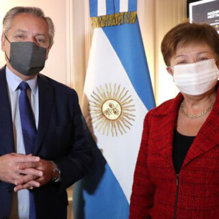 FMI-Alberto Fernández y Kristina Georgieva