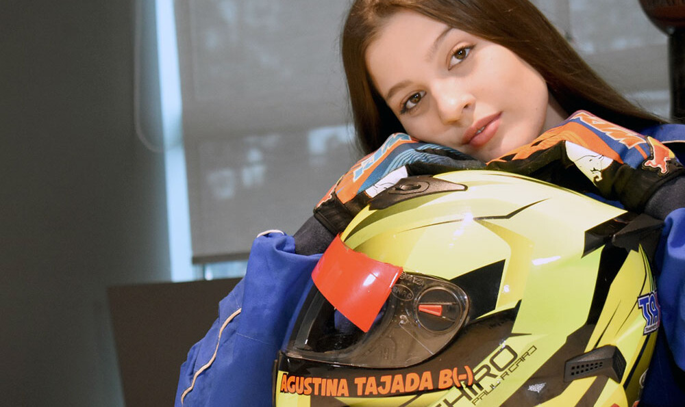 Agustina Tajada pide pista