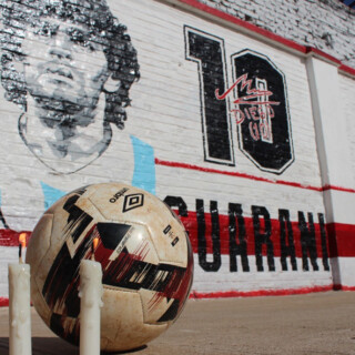 Mural -Diego Maradona en Misiones