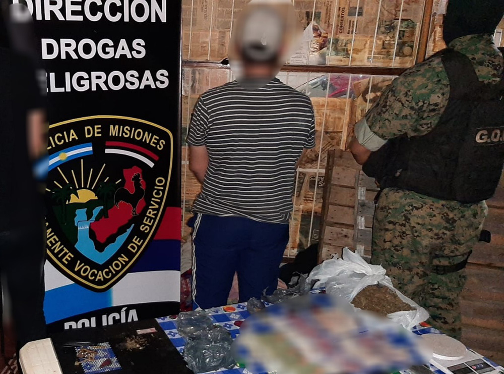 Desbarataron un presunto kiosco narco en Posadas