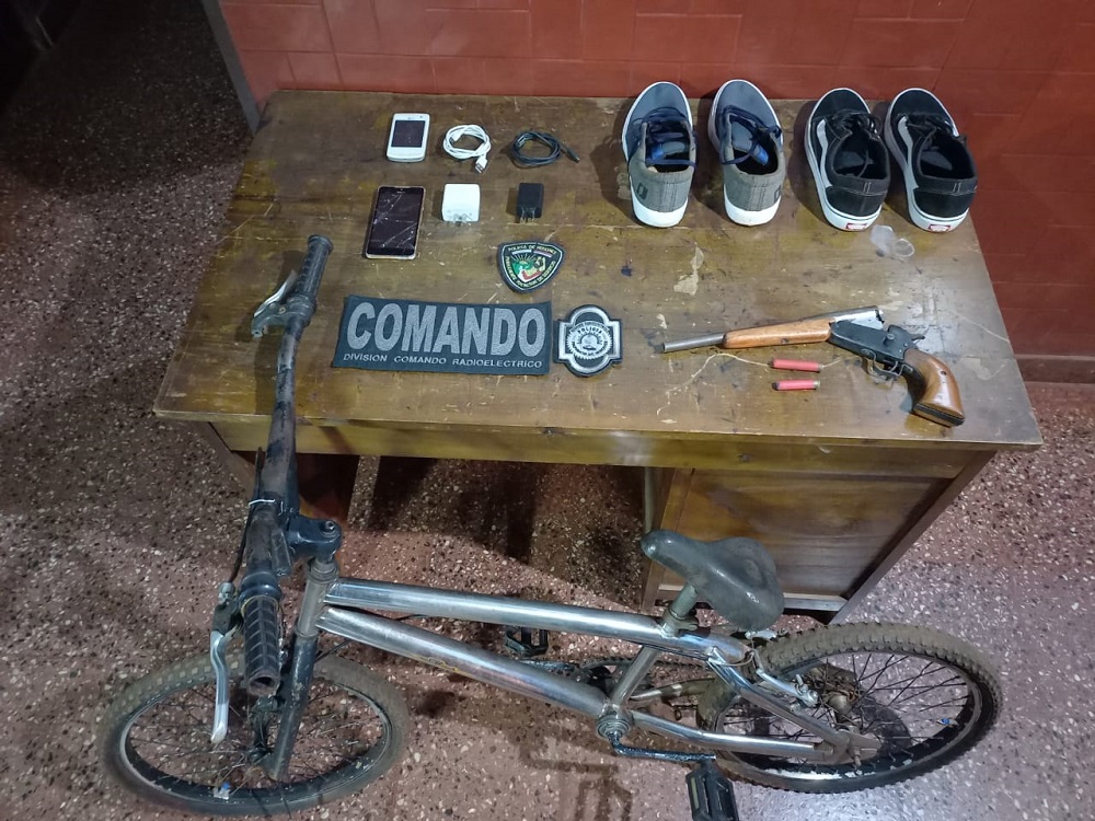 Detectaron un “aguantadero” de objetos robados entre las malezas