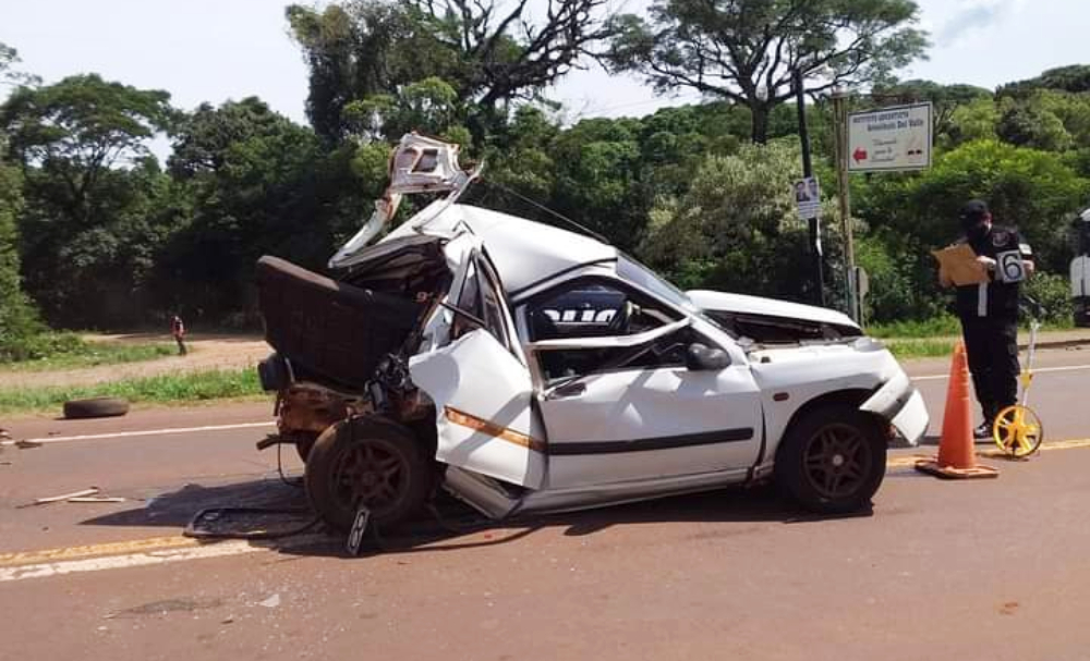 Choque múltiple con heridos sobre la ruta 14 en Salto Encantado