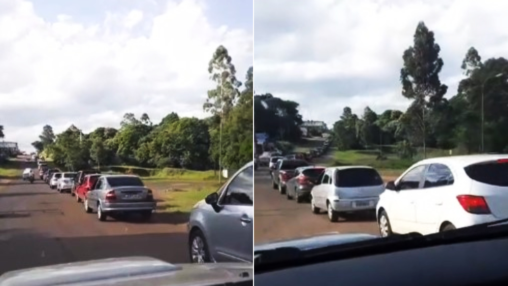 VIDEO: Larguísimas filas y enojo en el paso Irigoyen-Cerqueira