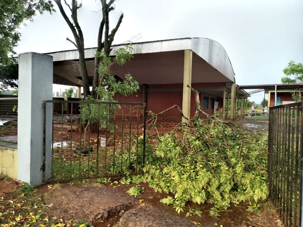 Varias viviendas de la zona centro fueron afectadas por fuerte tormenta