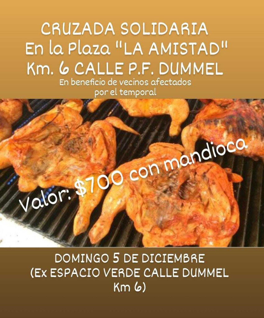 Cruzada Solidaria - barrio El Colono - Eldorado