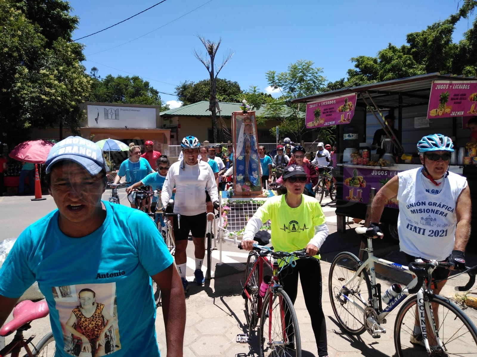 Llegaron los biciperegrinos a la Basílica de Nuestra Señora de Itatí